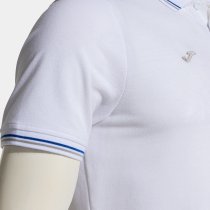 JOMA CONFORT CLASSIC RÖVID UJJÚ POLO FEHÉR-KÉK